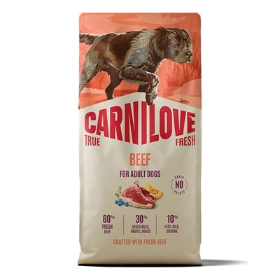 Carnilove True Fresh Adult Beef Foder med Okse 12 kg