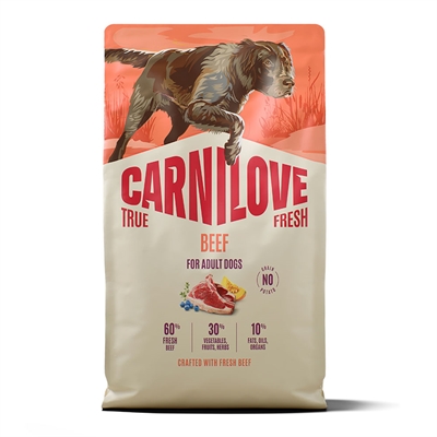 Carnilove True Fresh Adult Beef Foder med Okse 4 kg