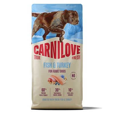 Carnilove True Fresh Adult Fish & Turkey Foder med Fisk & Kalkun 12 kg