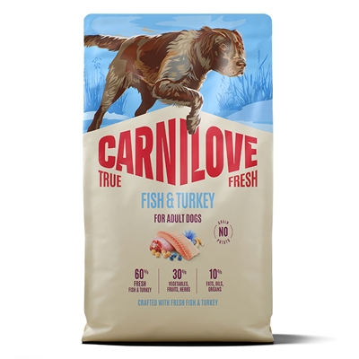 Carnilove True Fresh Adult Fish & Turkey Foder med Fisk & Kalkun 4 kg