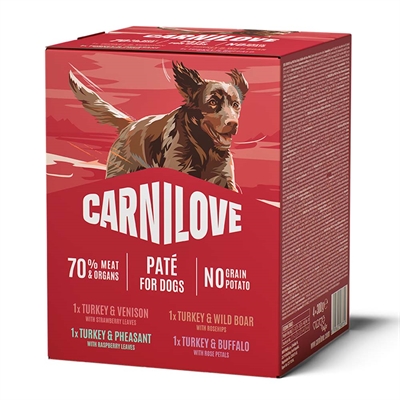 Carnilove Pouch Pate Vådfoder Multipack med 4x300 gram