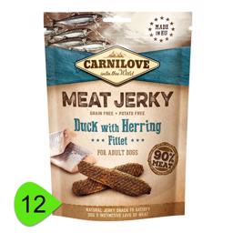 Carnilove Jerky Duck & Herring Fillet ProteinBar Med And & Sild STORKØB