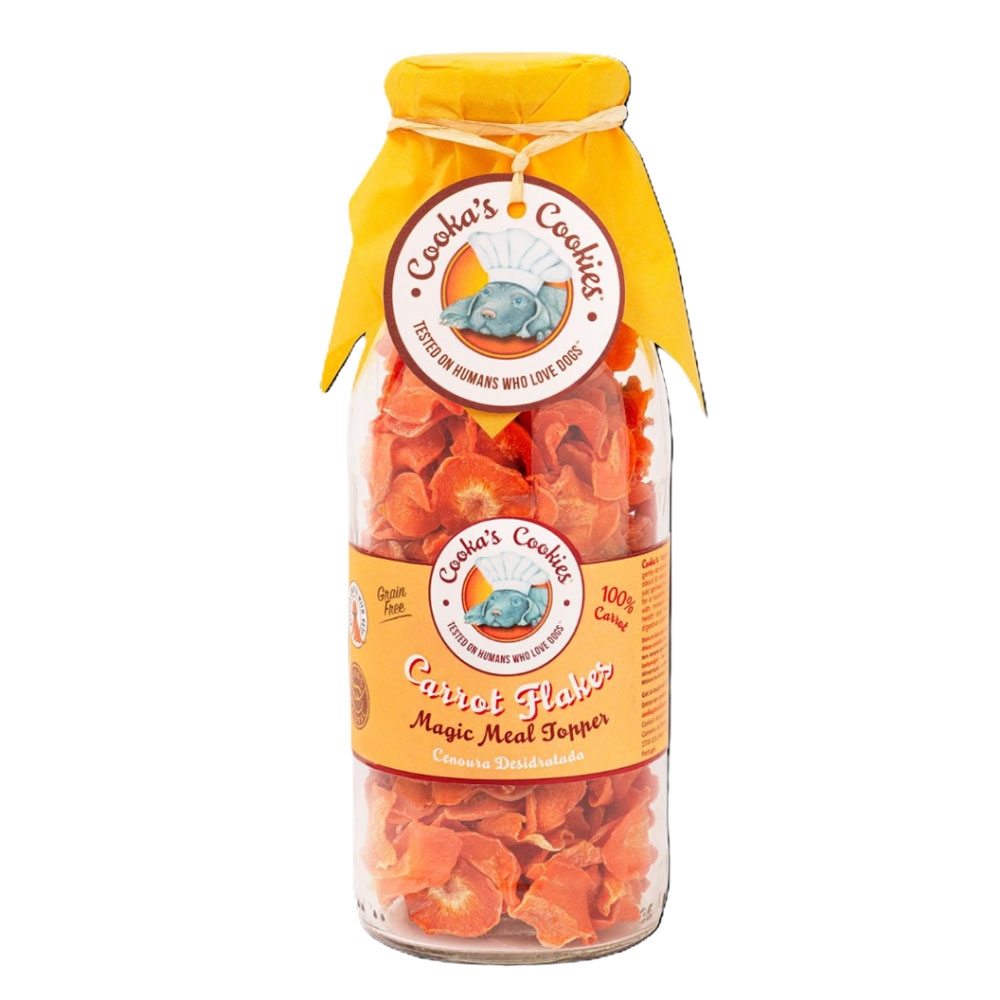Cookas Cookies Topping & Tilskud Til Hundens Foder Carrot Flakes
