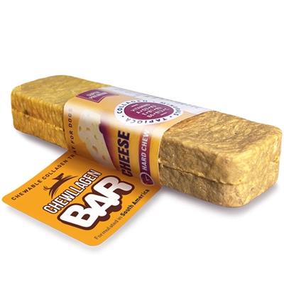 Chewllagen Bar Cheese Naturlig kollagen-tyggebar med lækker ostesmag 2PACK MEDIUM