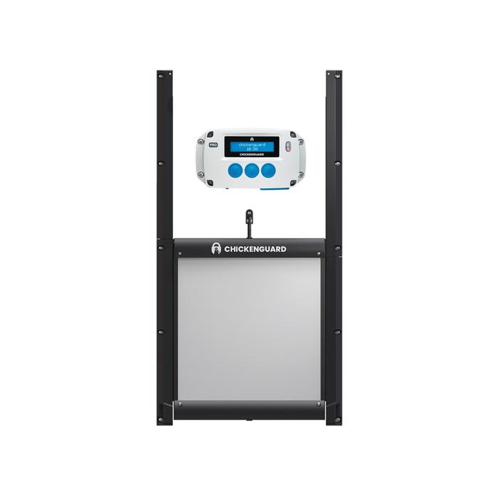 Chickenguard PRO Kit Automatisk Åbne/Lukke Automatik & Selvlåsende Hønselem