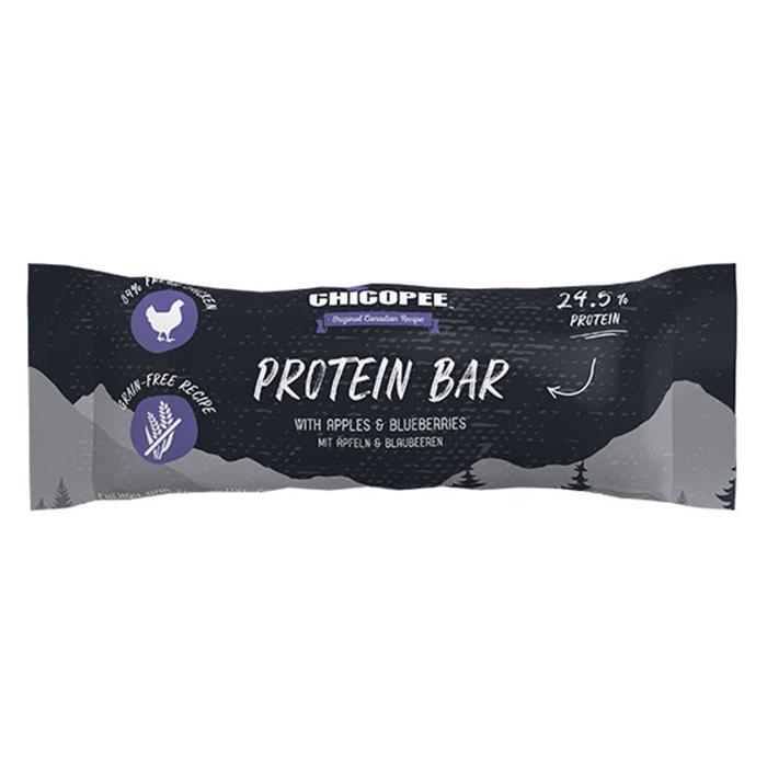 Chicopee Protein Bar Til Hunden med Kylling, Æble og Blåbær 1 STK 25g