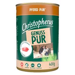 Christopherus Genuss Pur Vådfoder med Hest 400 gr