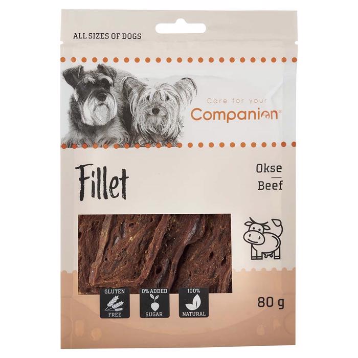 Companion Beef Filet Lækre stykker med Okse 80g