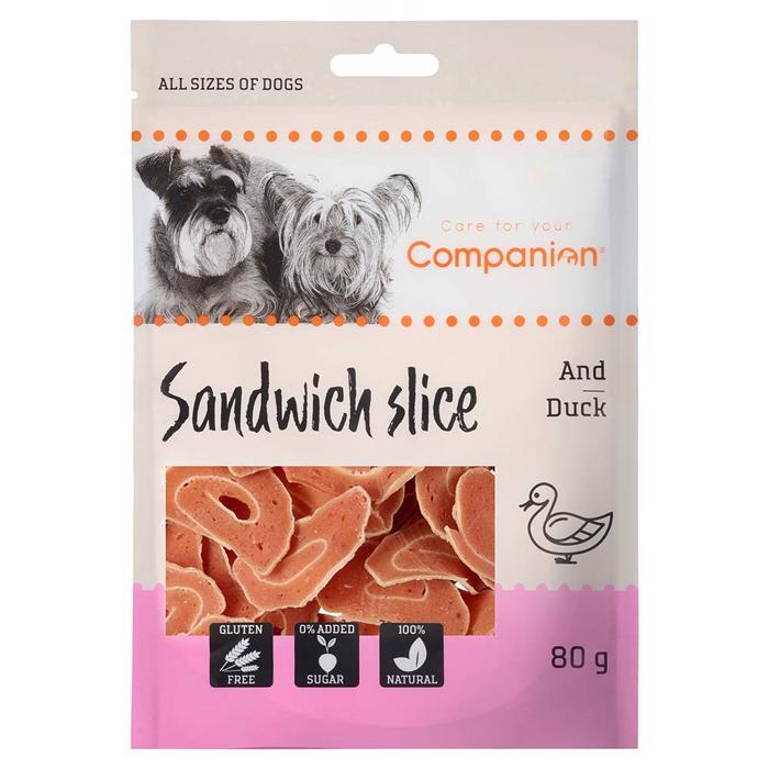 Companion Sandwich Slice med Tynde Skiver af And 80g