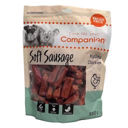 Companion Soft Sausage Lækre Pølser med Kylling 550g