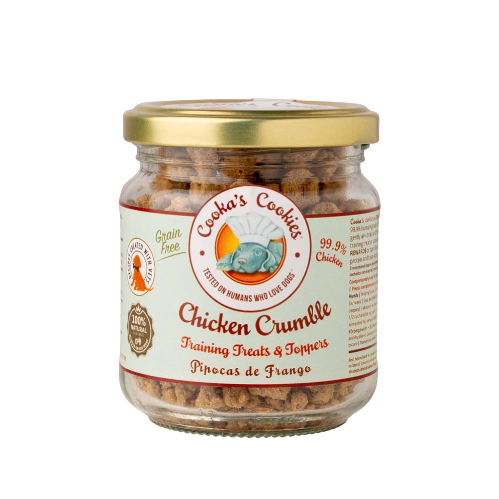 Cookas Cookies Topping & Tilskud Til Hundens Foder Chicken Crumble