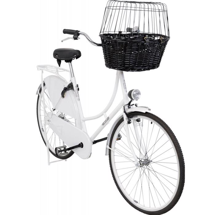 Trixie Cykelkurv Til Hund 5 kg Med Gitter & Pude Koksgrå