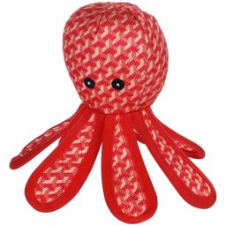 Flamingo DT Strong Stuff Octopus Red 3-lags Kraftig Legetøj