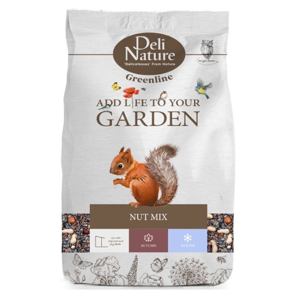 Deli Nature Egern og Fugle Foder Mix 500g