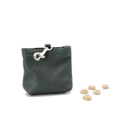 Læder Godbidstaske Deluxe I Stilfuldt Design Uden Pynt Grøn