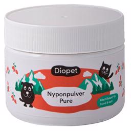 Diopet Nyponpulver Pure Fodertilskud af Hypenpulver 150g