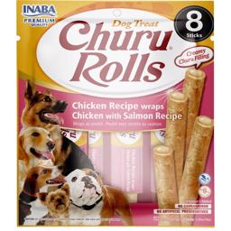 Inaba Churu Chicken Rolls With Chicken & Salmon Cremefyldte Snack Ruller