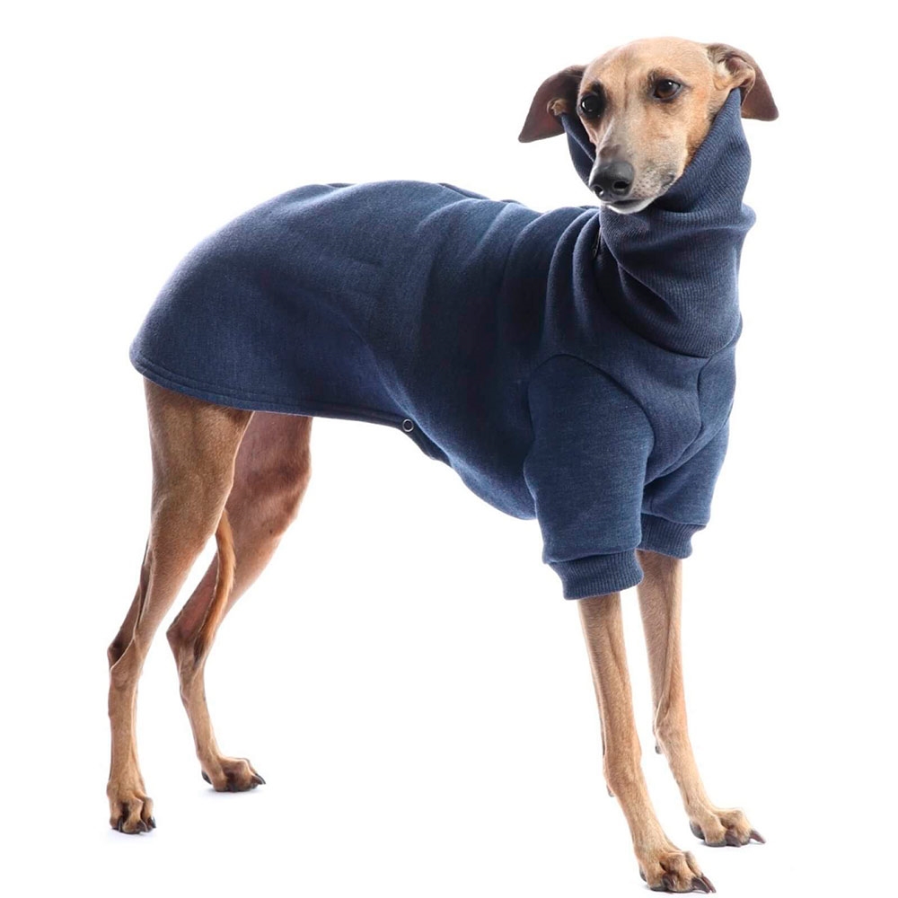 is temperatur Brink DogGear Outdoor Winter Sweatshirt Hunde Tøj til Mynder Kongeblå