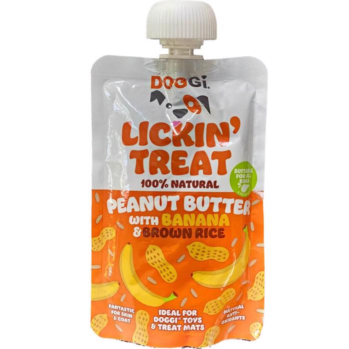 Doggi Lickin\'Treat Flydende Hunde Snack Peanut & Banan
