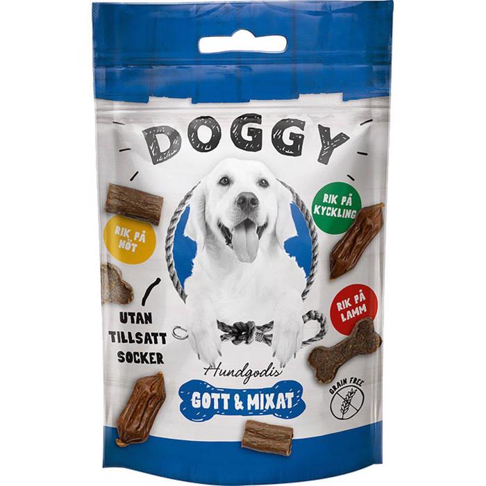 Doggy Kornfrie Snack Mix Godt & Blandet Vovseguf 60g