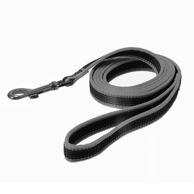 Dogman AntiSlip Iris Hundeline med Håndtag 300 cm Grå