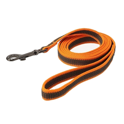 Dogman AntiSlip Iris Hundeline med Håndtag 180 cm Orange