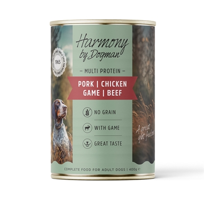Harmony By Dogman Vådfoder til Hunden Multiprotein 400g