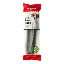 Dogman Hunde Hømhøm Poser med Håndtag SORT 60 Stk