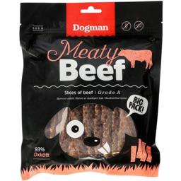 Dogman Meaty Beef Slices Of Beef HundeSnack 300g