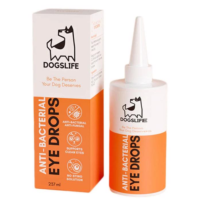 Dogslife Anti Backterial Eye Drops Øjendråber til Hunde 237ml