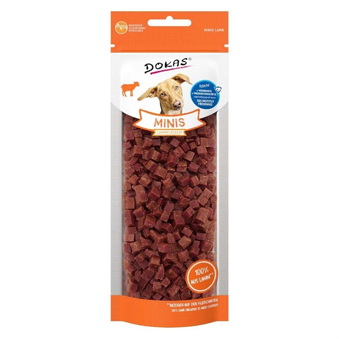 Doras Minis Godbidder Til Hund med Lam 70g