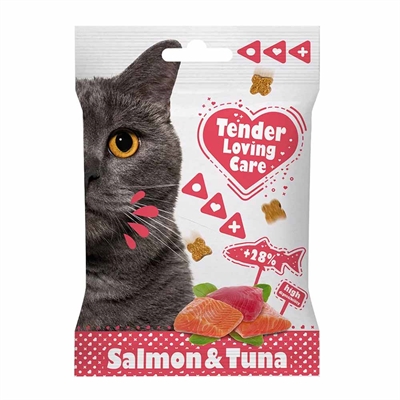 Kattegodbidder med laks og tun