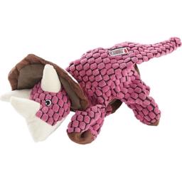 KONG Dynos Hundelegetøj Miss Triceratops Pink