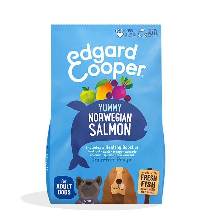 Edgard Cooper Yummy Norwegian Salmon Kornfrit Luksus Foder