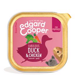 Edgar Cooper Vådfoder Fabulous Duck & Chicken Til Hvalpe 300g