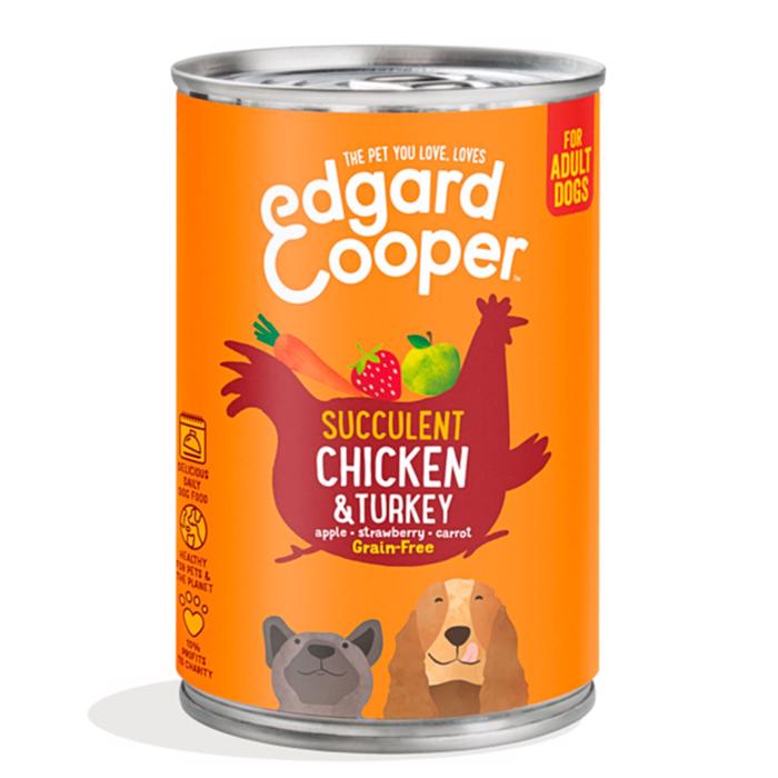 Edgard Cooper Vådfoder Succulent Chicken & Turkey 400g