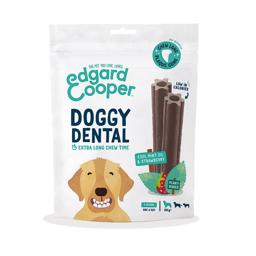 Edgard Cooper Doggy Dental Jordbær & Mint Ugepakke 7stk Large