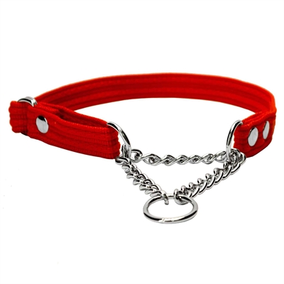 Fenriz Halsbånd med Kæde RØD