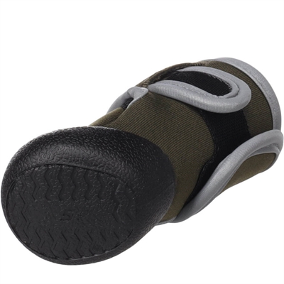 Hundesko Justerbar & Skridsikker Model LAKY KhakiGrønne 2stk