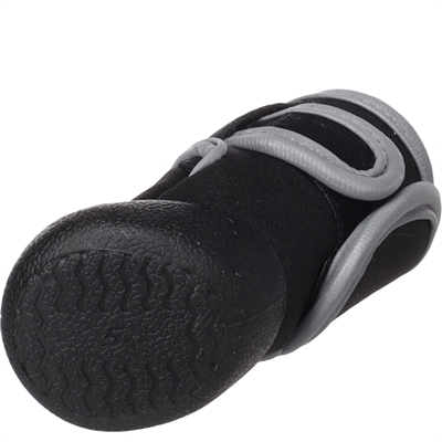 Hundesko Justerbar & Skridsikker Model LAKY Sorte 2stk