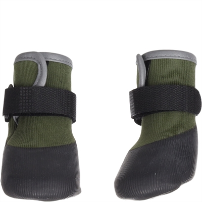 Hundesko Justerbar & Skridsikker Model Magna Trendy Armygrøn 2stk