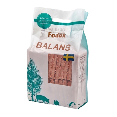 Fodax Barf Frossent Svensk Råfoder Balans 10kg
