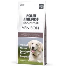 Four Friends Grain Free Tørfoder til Hunden Venison 12 Kg