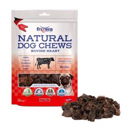 Frigera Natural Dog Chews Bovine Heart Naturligt Tørrede Oksehjerter 250g
