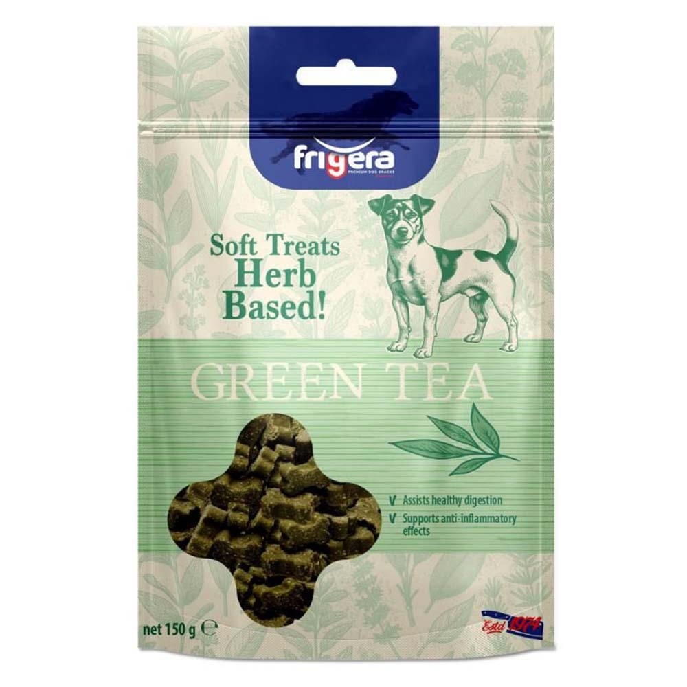 Frigera Soft Treats Herb Based Godbidder med Grøn Te 150g