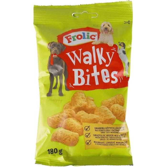 Frolic Walky Bites Lækre Bløde Hapser Til Alle Hunde 180g