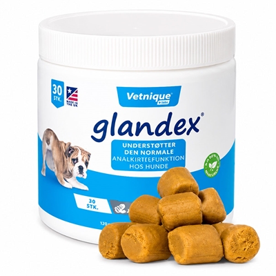 Glandex Soft Chew Fordøjelse & Naturlig Tømning af Måsen 30stk