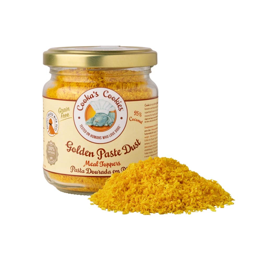 Cookas Cookies Topping & Tilskud Til Hundens Foder Golden Paste Dust