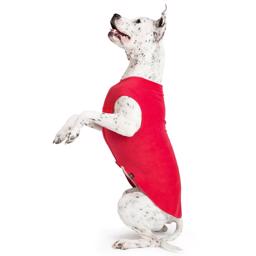 GoldPaw Hunde Fleece Stretch Pullover Red