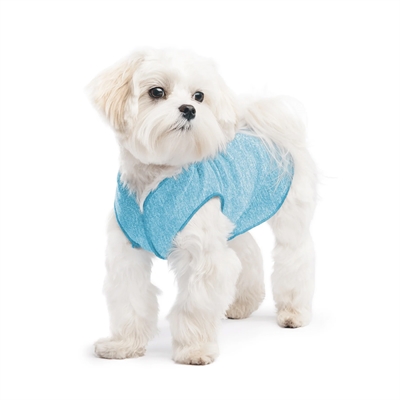 GoldPaw Sun Shield Hundetrøje Beskyt Mod Solen Ocean Blue Str. 8